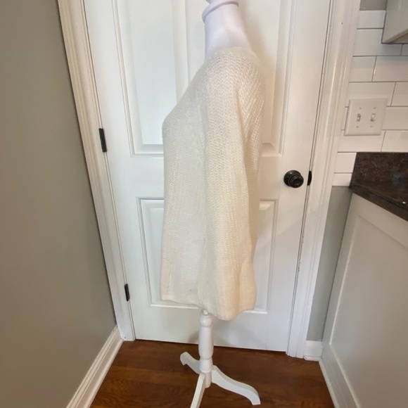 Project Naadam crewneck Sweater Ivory cream 33506 - Picture 5 of 11